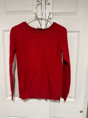 Lightweight LOFT Classic Red Crewneck Sweater